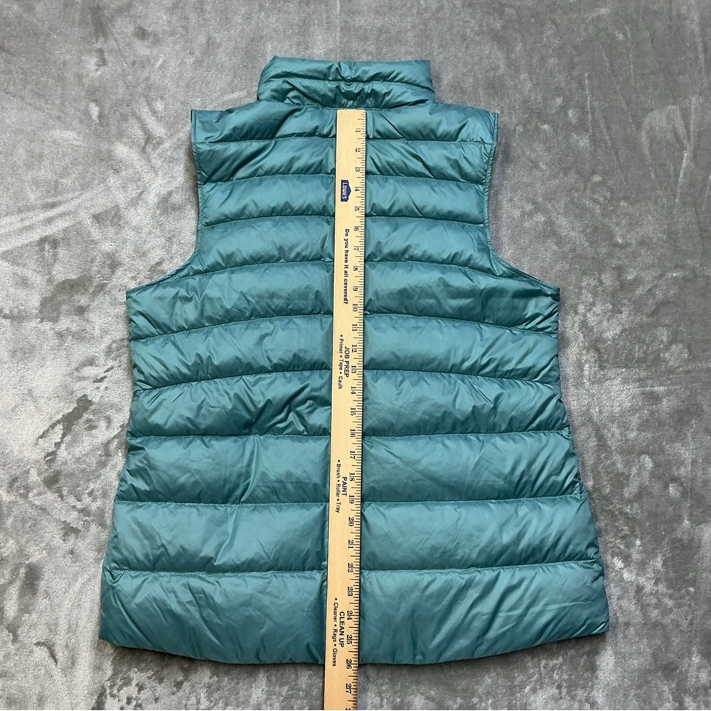 REI 650 Down Quilted puffer Vest Womens Large Tundra teal outdoor hiking trail - Picture 9 of 11